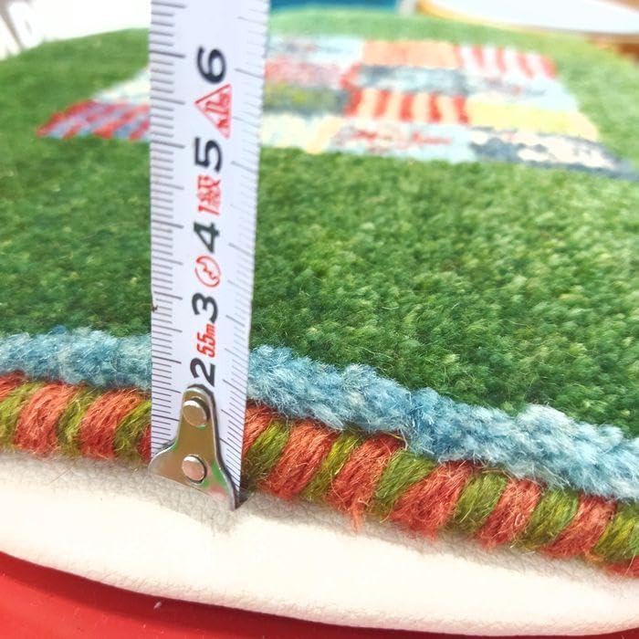 ミニギャベ 32×42㎝ 手織 遊牧民が紡ぐギャッベ ミニギャベ○32×42