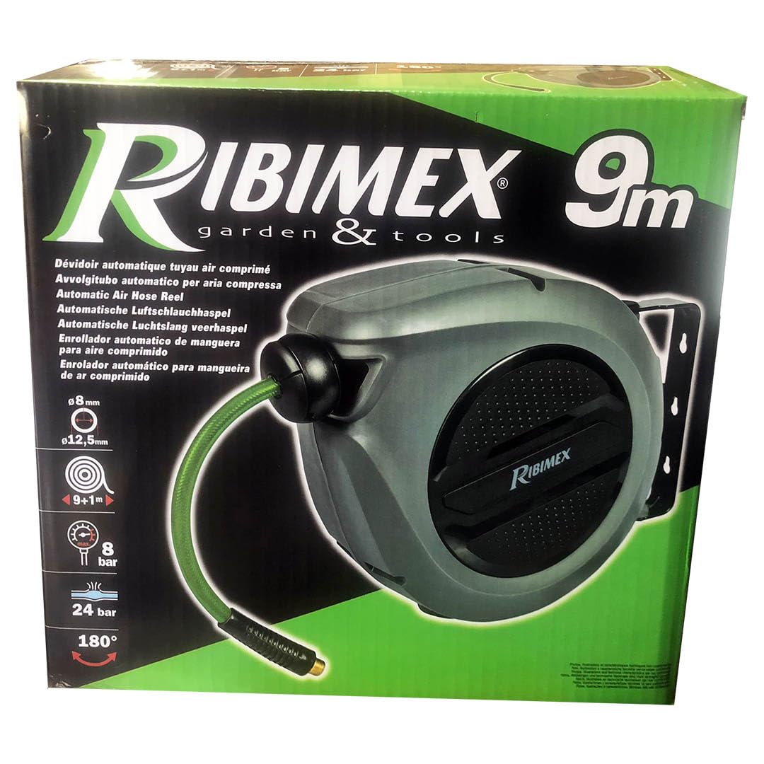 Ribimex - PRDATR092 - Avvolgitubo automatico per aria compressa - 9mt