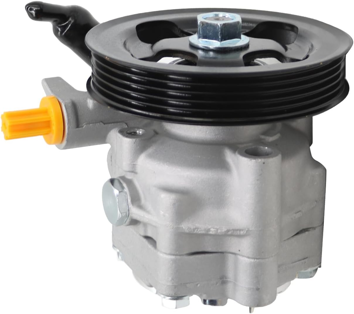 power steering pump with pulley compatible with 2005-2009 legacy outback 2.5l 34430-ag03b