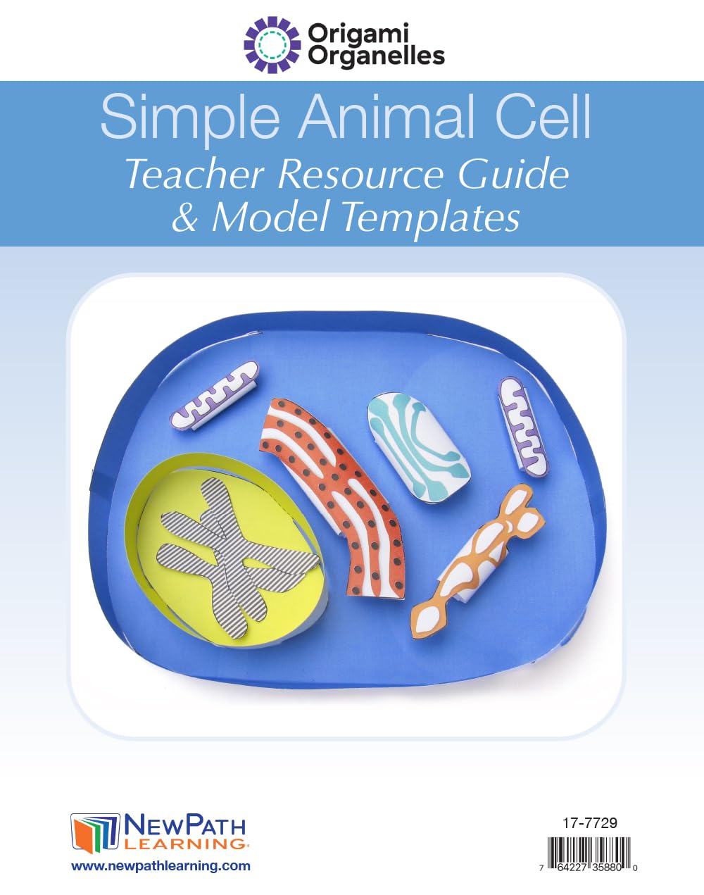Simple Animal Cell 3-D Paper Model Making Kit - Individual Student Edition (17-7729)