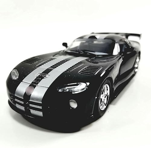 Kinsmart - Compatible con Dodge Viper GTR-S Jet Black Hardtop a escala 136 de auto fundido a presión