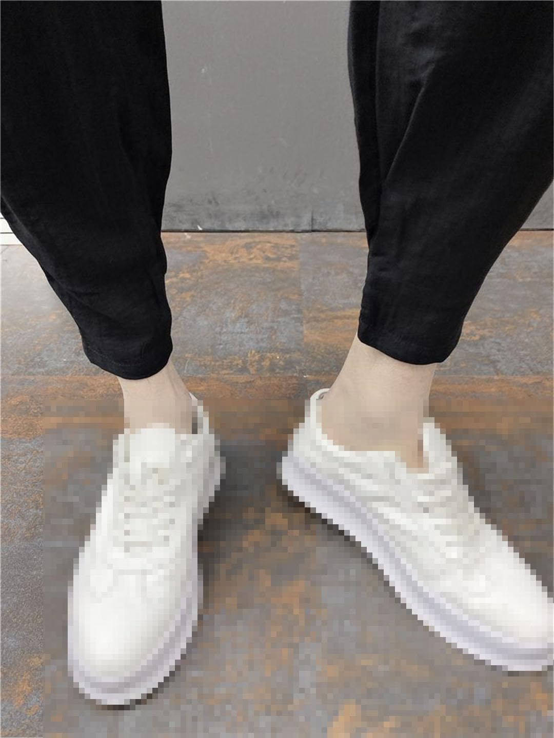 Pantalones De Sarga Informales con Cintura Elástica Fina De Verano para Hombre