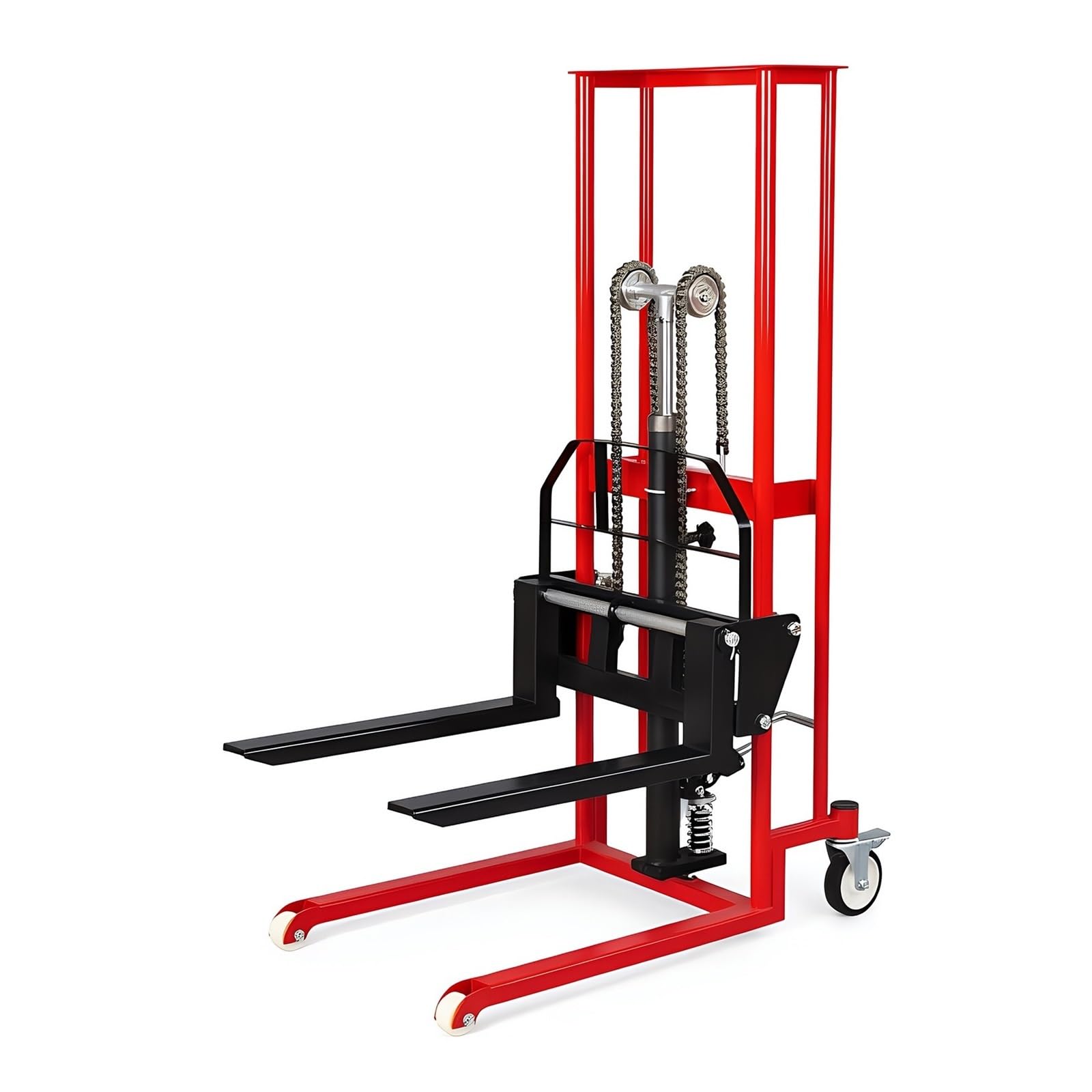 Pallet Truck Hydraulic Pallet Lift with Swivel Casters for Workshop Transport