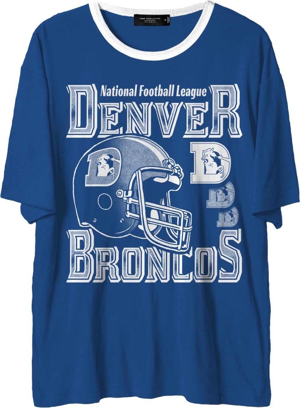 Junk Food - Mens Broncos Oversized Ringer T-Shirt