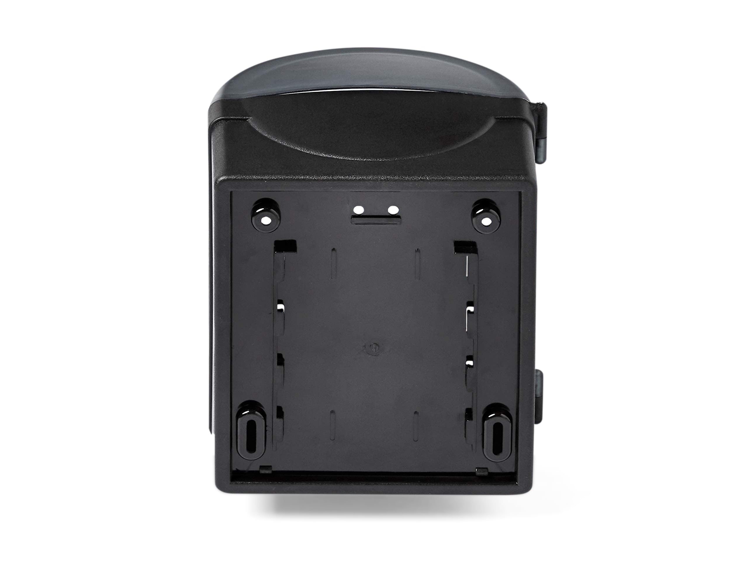 Amazon Basics Dispensador de rollo de papel dispensación central Negro 28.8 x 23 cm