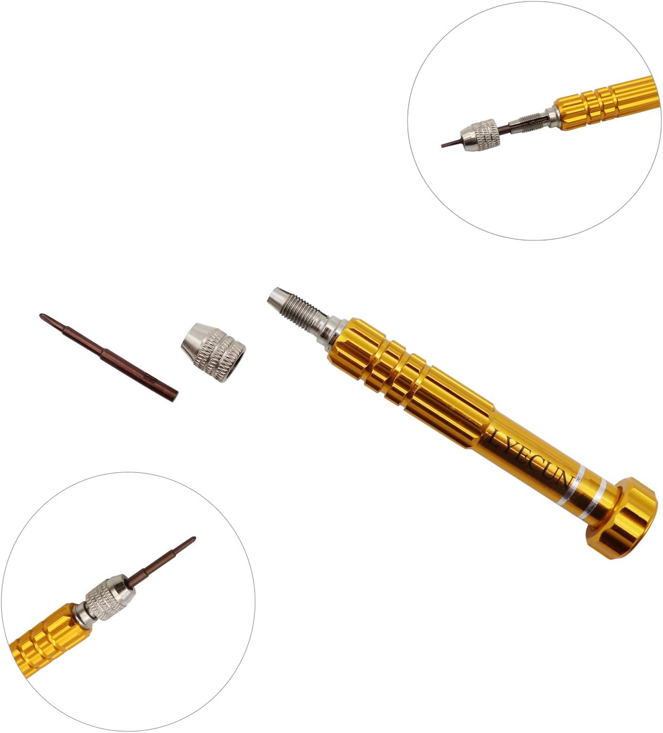 5-in-1 Multifunctional Screwdriver, Glasses Screwdriver, Optical Screwdriver, Mini Phillips Screwdriver for Electronics, Eyeglasses, Computer, Toy