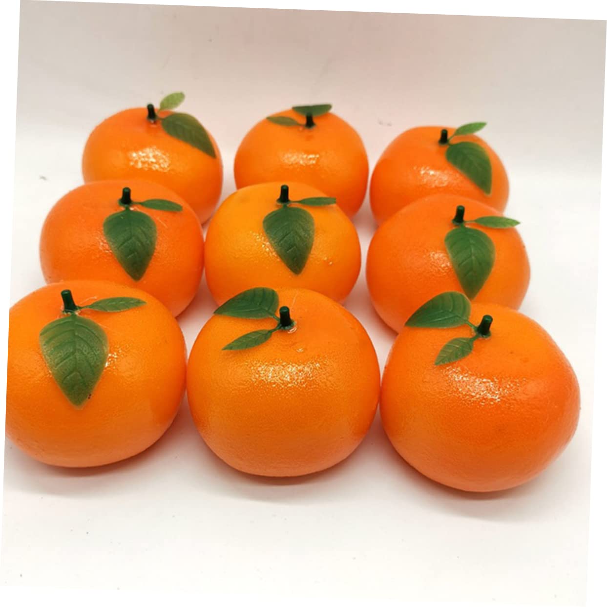 Cabilock 3 Sätze Künstliche Orange Süsse Orangen Gefälschte Orangen Künstliche Früchte Schaufensterdekoration Künstliches Orangenmodell Gefälschte Obst-Foto-Requisiten Schaum 6 Stück * 3