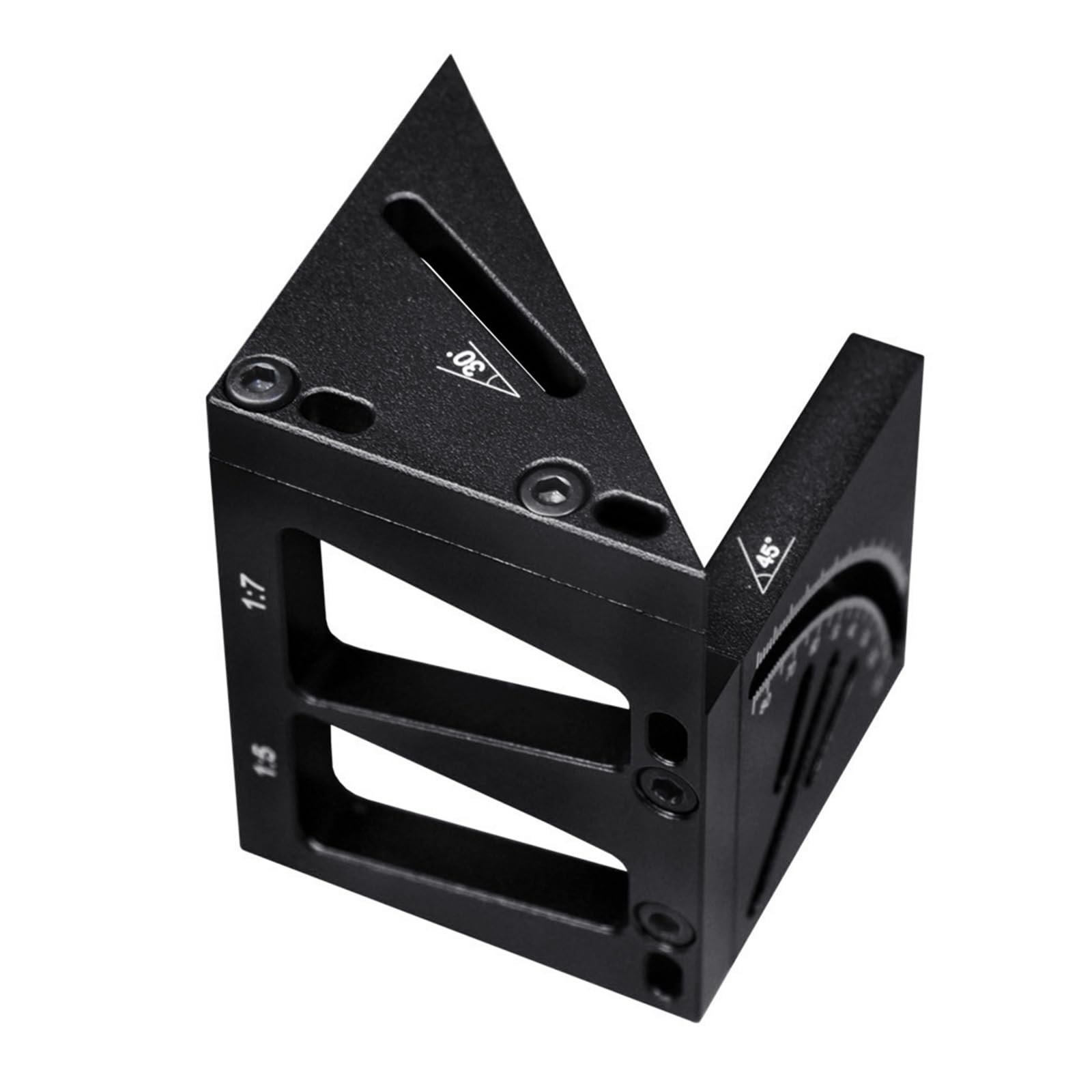 Strumento di misura per la lavorazione del legno Scriber Architetto Circolare Centerline Drafting Lega di Alluminio Strumento di Misura Compatibile Per Falegname Circolare Centerline Disegno Strumento