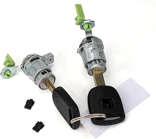 Miniatura 5 de Cilindro de bloqueo con 2 llaves izquierda y derecha compatible con Honda Accord 1998-2002, Civic 2001-2005, Odyssey 1999-2004, S2000-2009,