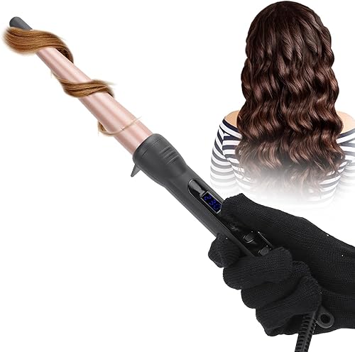 Miniatura 9 de Varilla rizadora de cabello, herramienta de peluquería, rizador de pelo de cerámica, tubo de calefacción de 0.51 a 0.98 pulgadas, estilista para