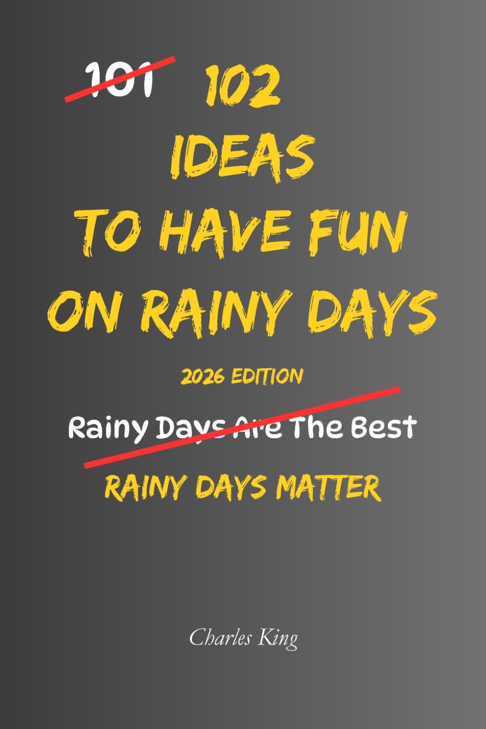 102 Ideas To Have Fun On Rainy Days: No Perfect Weather. No Forced Fun. Simple Everyday Ideas To Enjoy Rainy Days, Beat Indoor Boredom, Create Cosy ... Wet Weather Feel Better. (The 102 Series)