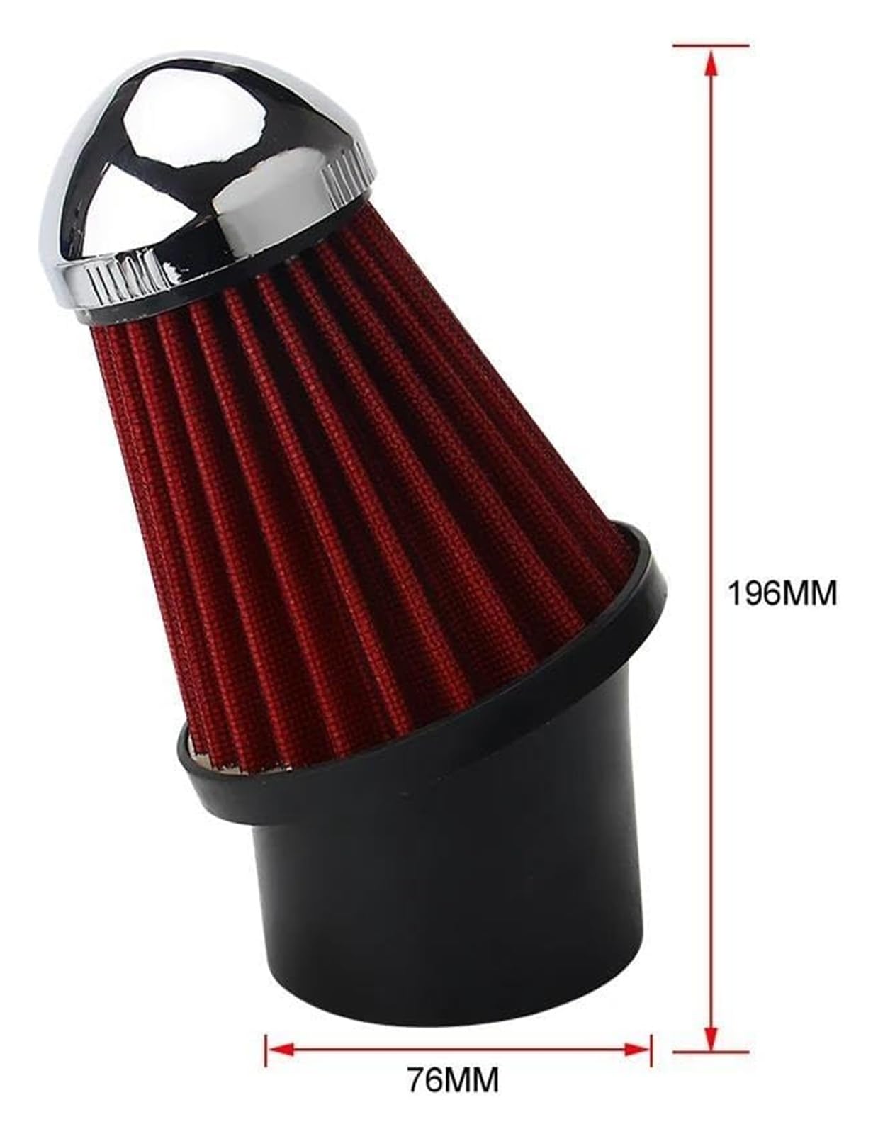 Tubo Aspirazione Auto Per Peugeot 206 1.6L 1998-2006 VTS Fibra Stile Kit Aspirazione Auto Ad Alto Flusso Sistemi Dell'aria Scatola Filtro