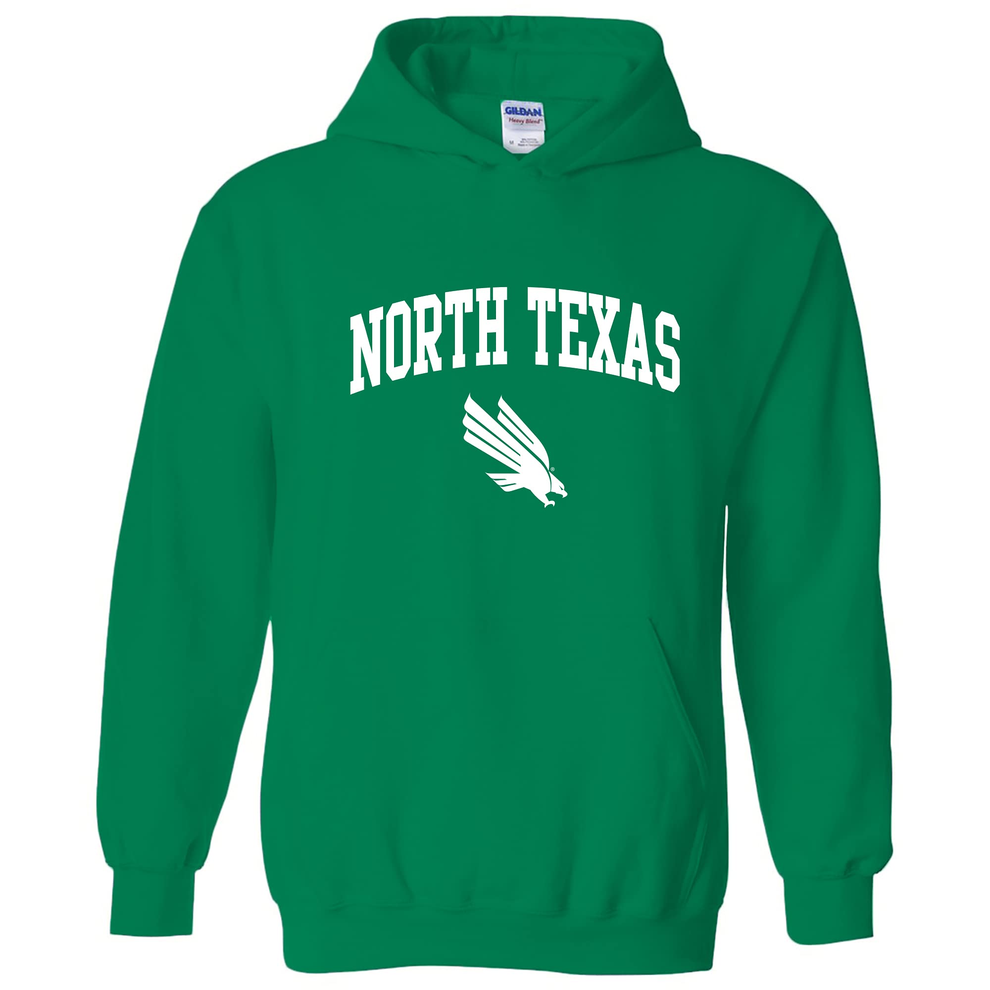 NCAA Officially Licensed College - University Team Color Arch Logo Hoodie - green - Large — image 1