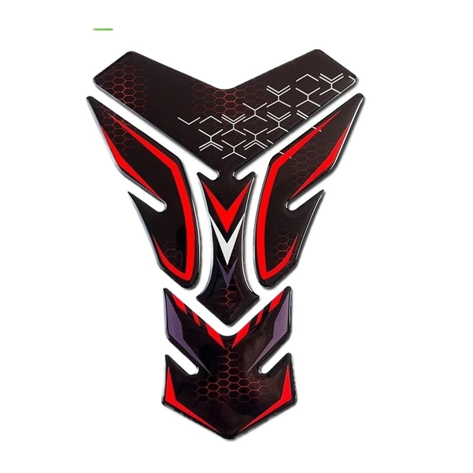 Motorcycle Tank Pad Protector Stickers Decal for Ninja400 Z900 Z1000 Zx10r Er6n for Versys 650 HCPAVEXT(Red)