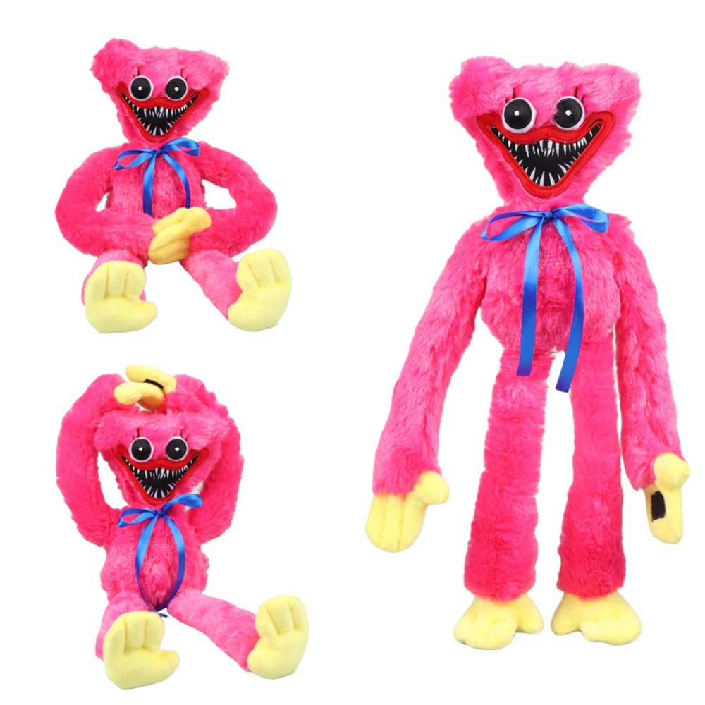 MAGIC SELECT 2x Peluche compatibile con Popy Hugy Wugy Christmas Horror Game. Giocattolo di Peluche per Videogiochi della Fabbrica di Giocattoli per Bambini e Adulti.