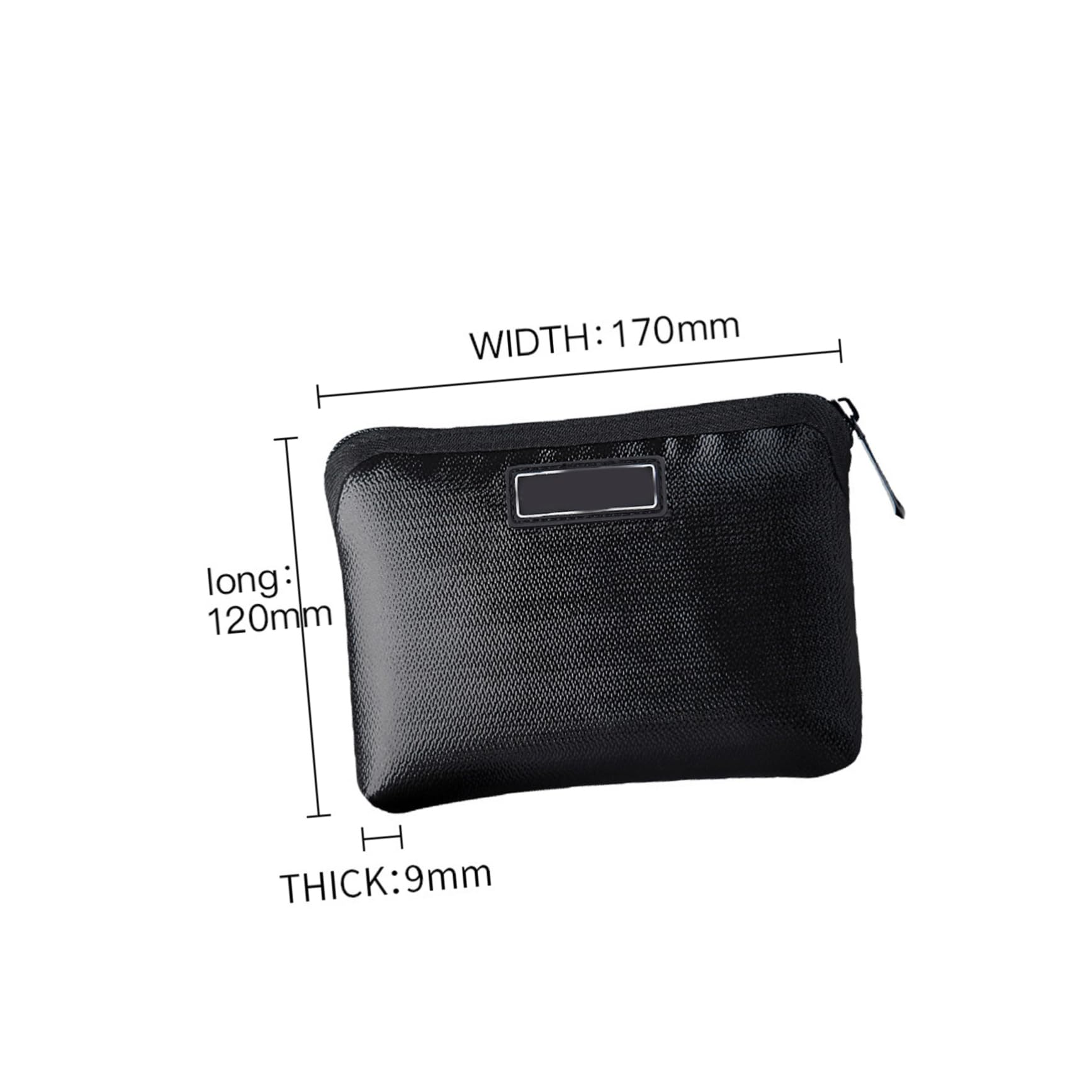 Tofficu 1Pc Double Sided Fireproof Battery Pouch Storage Bag for Files and Cellphones Material Versatile Use for Home and Office