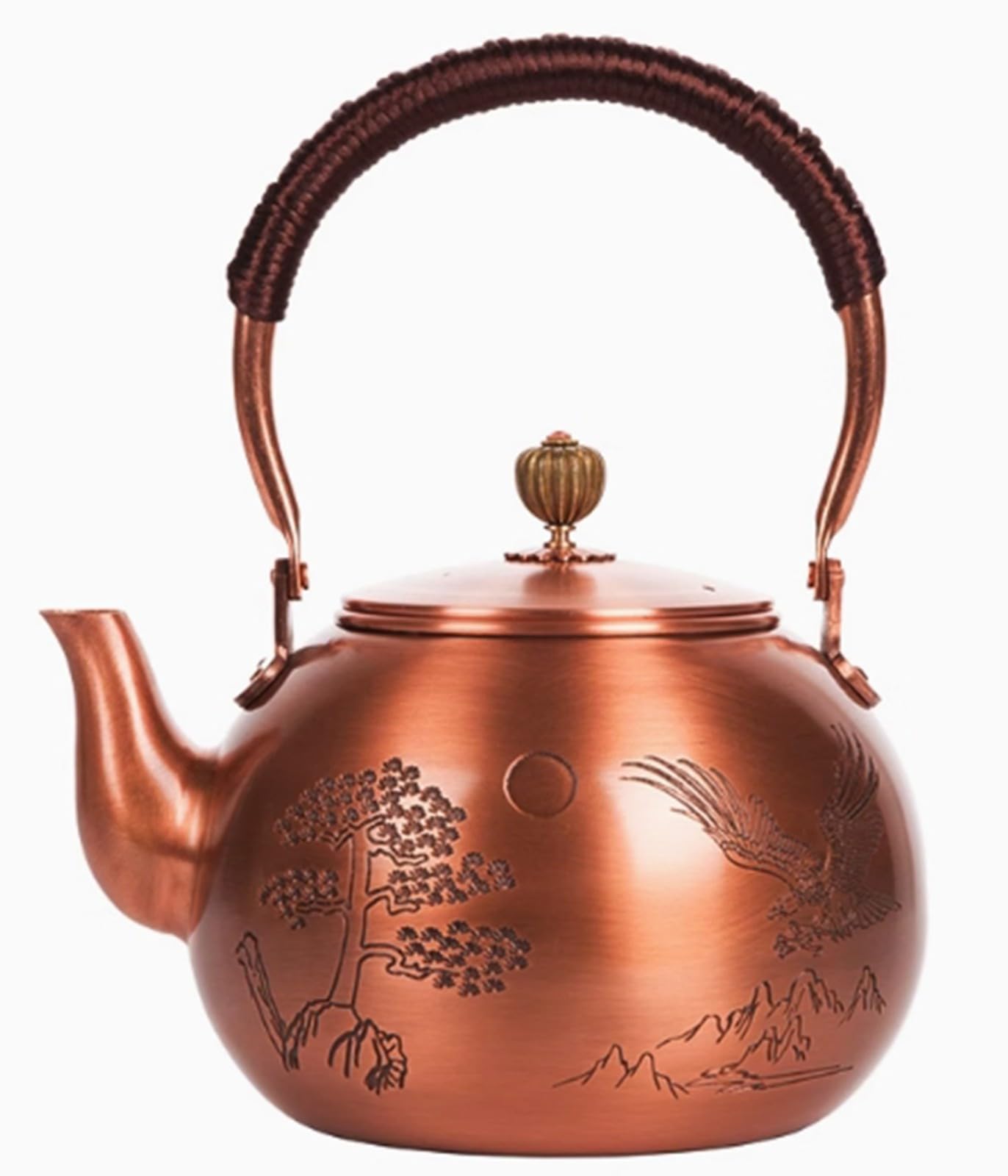 Wasserkocher Für Herd, Pfeifender Teekessel, Kupfer, Vintage-Teekessel, Wasserkessel Induktion Wasserkessel Camping Kaffeekannen Für Gasherd Kessel Für Zuhause Küche Hotel