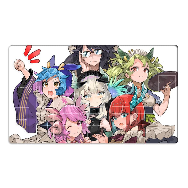 Amazon.com: Mlikemat New Playmat Dragonmaid Deck TCG CCG Trading