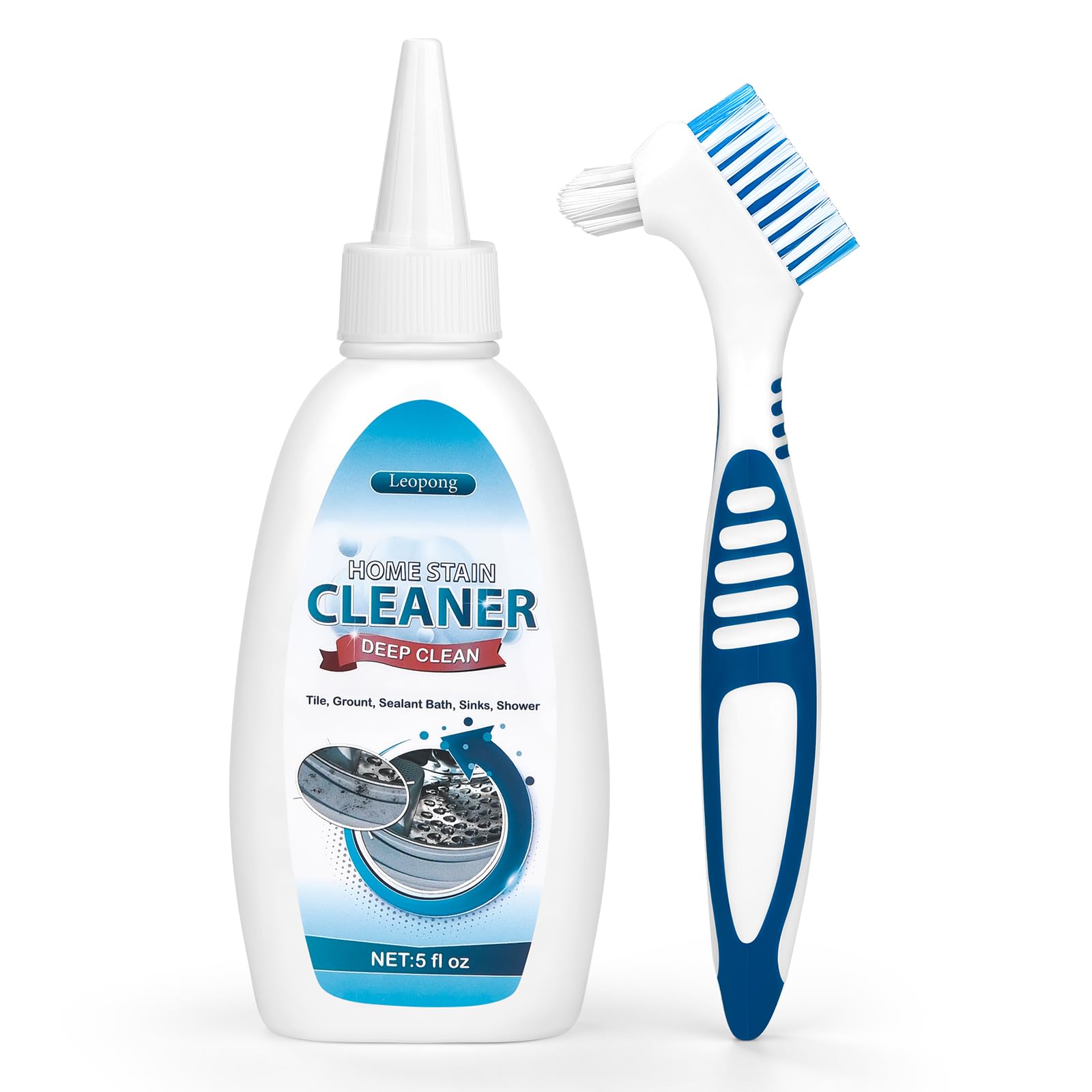 Leopong Cleaner Gel for Washer, Fridge Seal, Shower &amp; Tile, 5 fl oz
