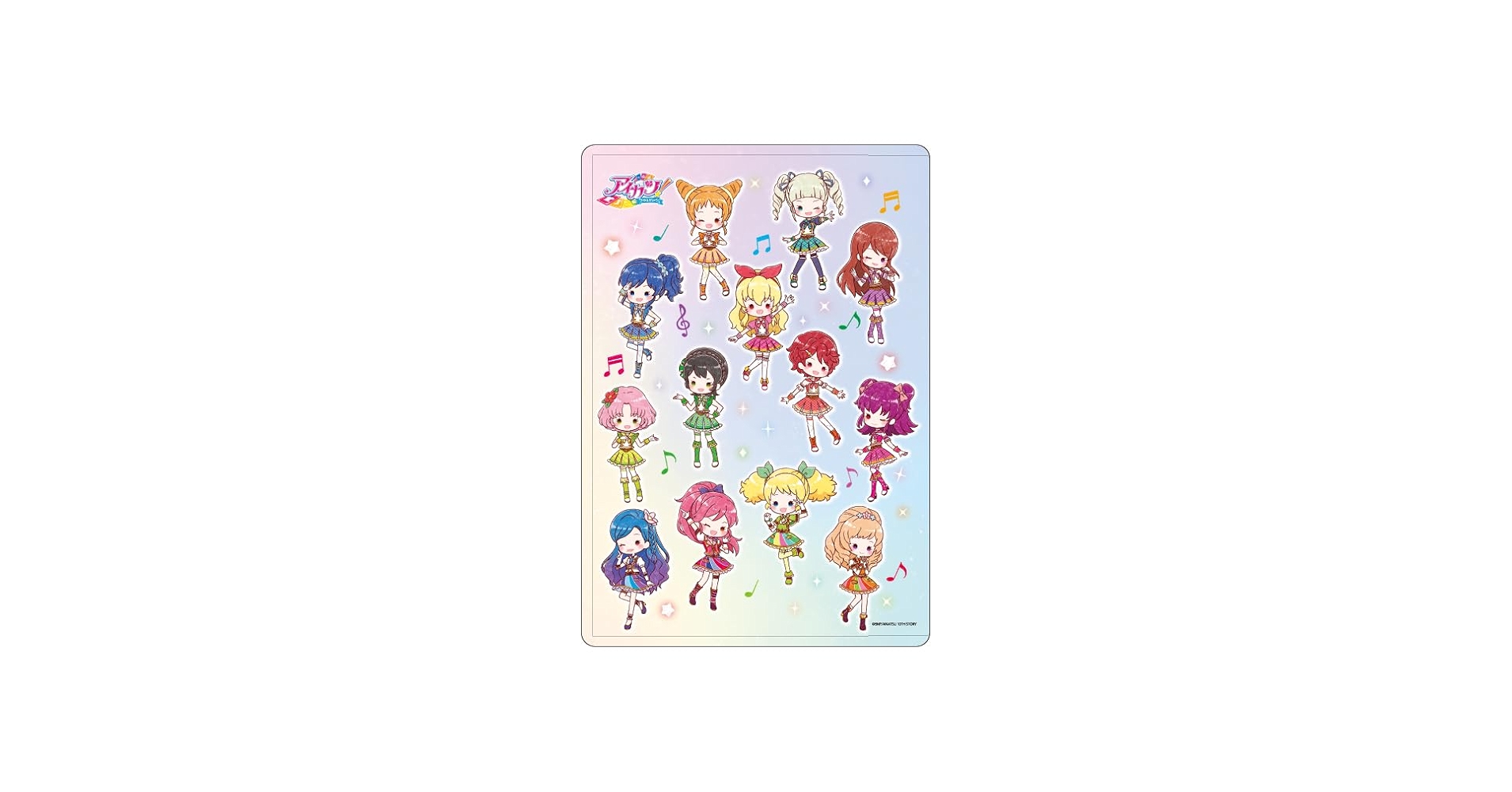 アイカツ！　キャラファイングラフ アニメ『アイカツ！』新作グッズが発売！ スクールドレスを着た