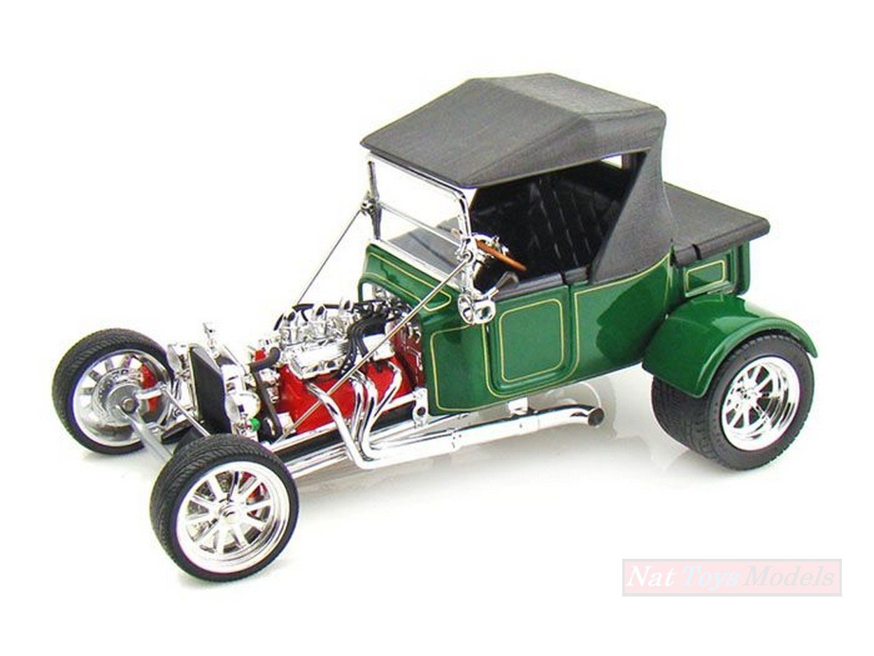 NEW LUCKY DIE CAST LDC92829GR FORD MODEL T 1925 W/HARDTOP GREEN 1:18 DIE CAST MODEL