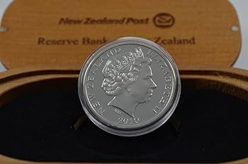 2010 NZ Silver Dollar Proof Coin - Maori Art - Heitiki $1