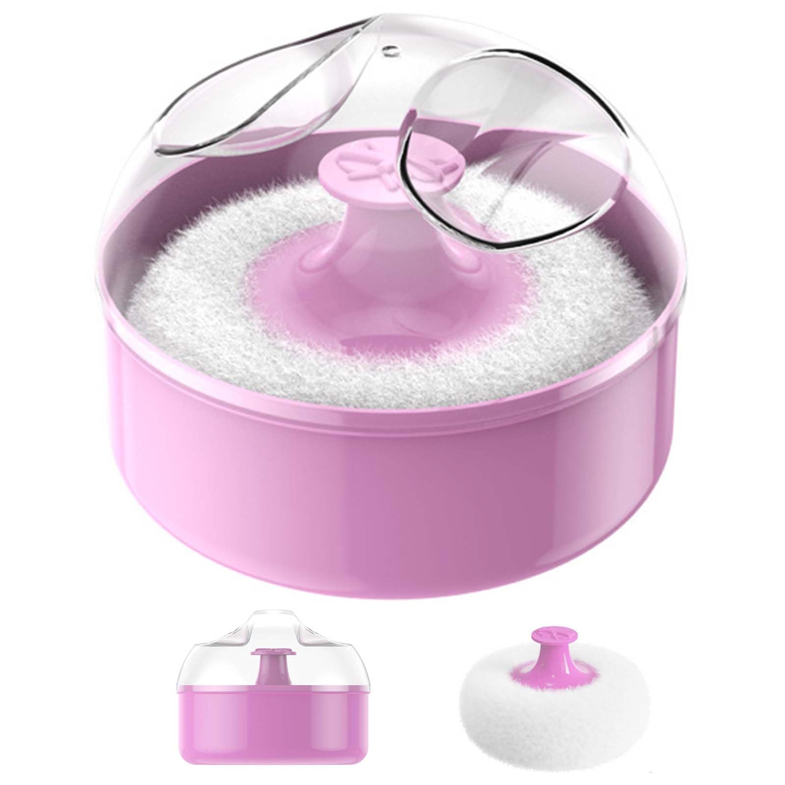 ピンク 合成皮革 フェイスパウダーケース Amazon | PAVIKE パウダー容器 ベビーパウダー ケース パウダー