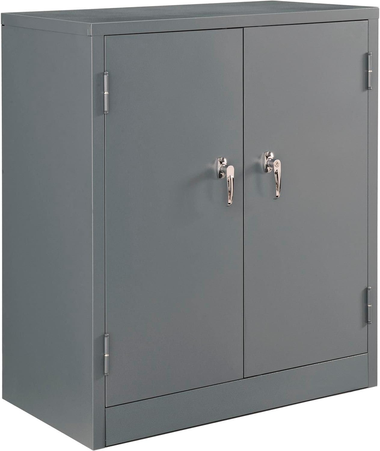 Global Industrial Locking Storage Cabinet with (12) Yellow Removable Bins, 36x18x42