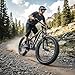 Ecarpat Fat Tire Mountain Bike 26 Inch, 21 Speed Dual Full Suspension, 4.0