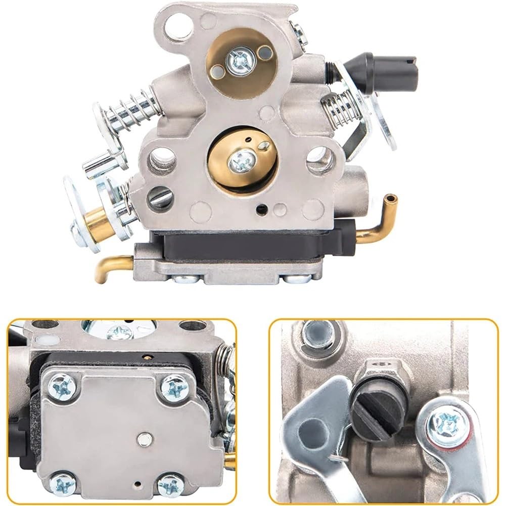 Kit de carburador Compatible con m Husq 240, 235, 120, 120E, 236 y 240E. Juego de Juntas de carburador C1T-W33. Herramienta de jardinería.