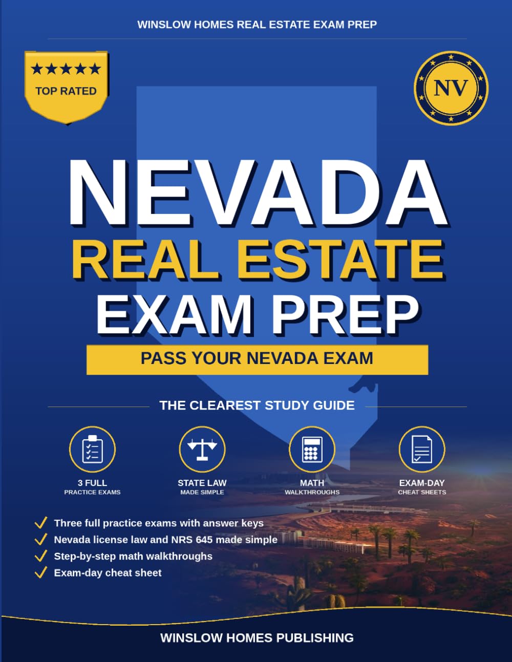 Nevada Real Estate Exam Prep: The Simple Step-by-Step Study Guide to Pass Your Nevada Salesperson License Exam on the First Try With Practice Tests, ... Easy (Winslow Homes Real Estate Exam Prep)