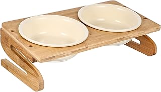Ipetboom 1 Set cat Bowl cat Food Bowl Dog Water Bowl Elevated cat Bowls Elevated Water Bowl Tall Dog Bowls Dog Bowl Stand cat Bowls for Food and Water Raised Feeding Bowl Dog Bowl Rack pet