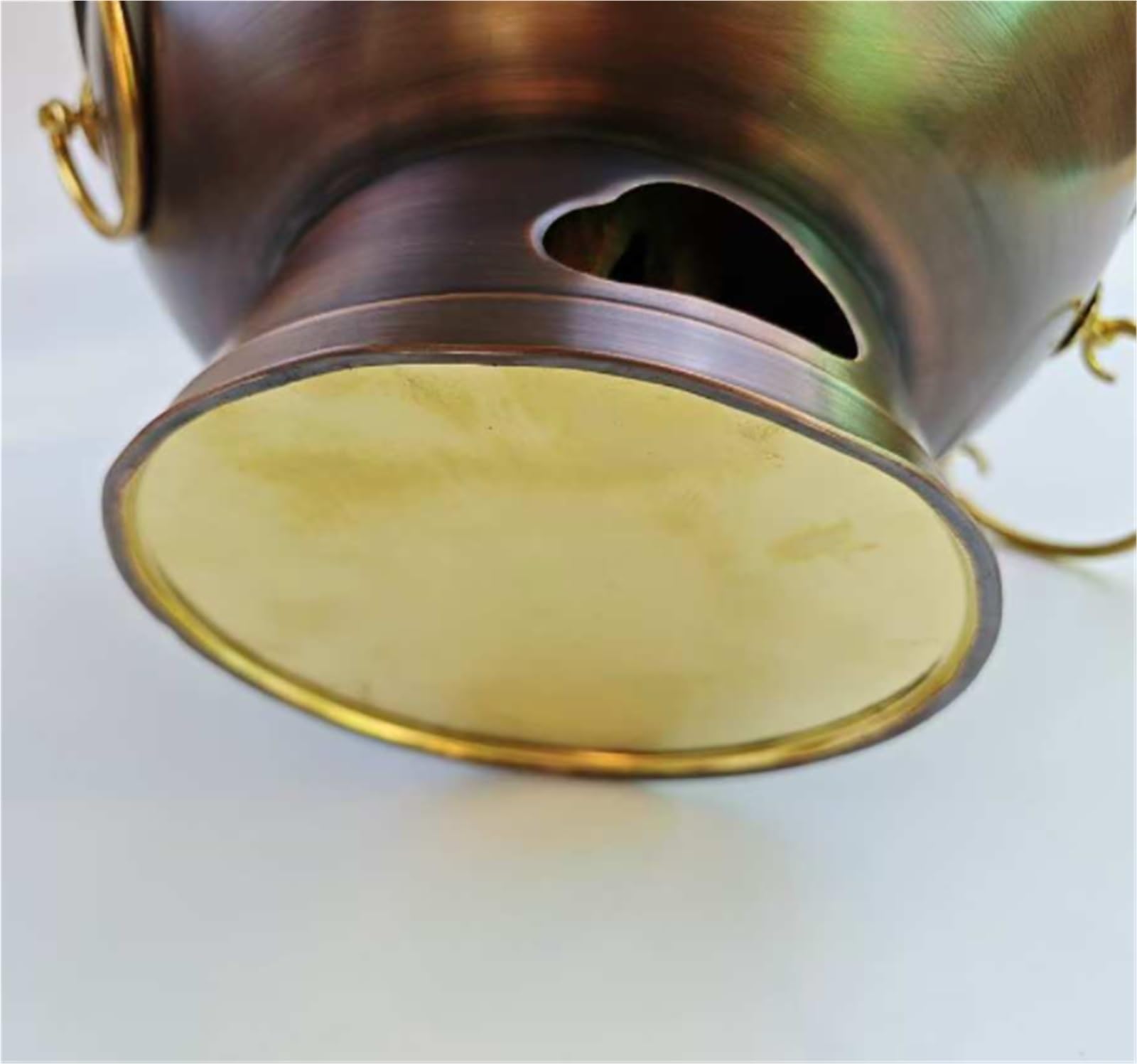 INUUXLG Hot Pot Chinese Traditional Hot Pot Copper Thick Hotpot Suitable for Camping Copper Hot Pot Chinese Hot Pot(36cm) (Copper 34cm) (Copper 30cm)