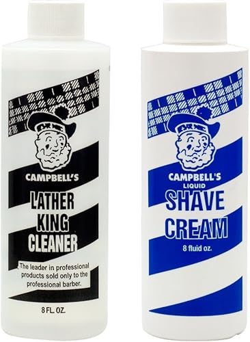 Campbell's Combo de limpiador de espuma Campbell's y crema de afeitar