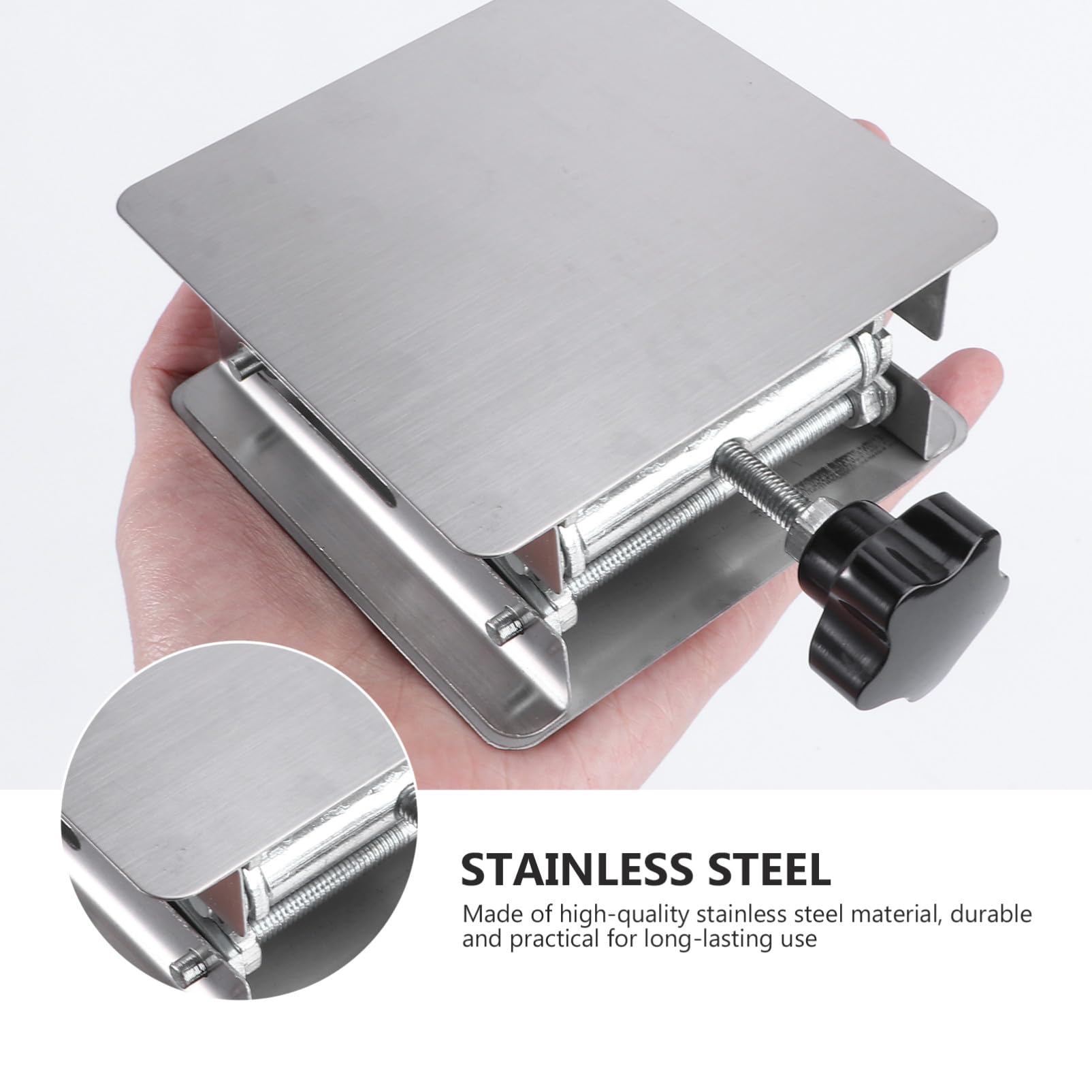 Mipcase Piattaforma Elevatrice in Acciaio Inox Banco da Lavoro Supporto Forbice Adatto per Laboratorio e Strumenti Vari