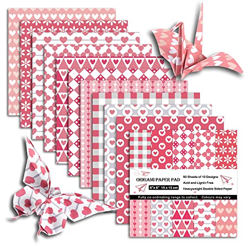 Pink Memories Origami Paper