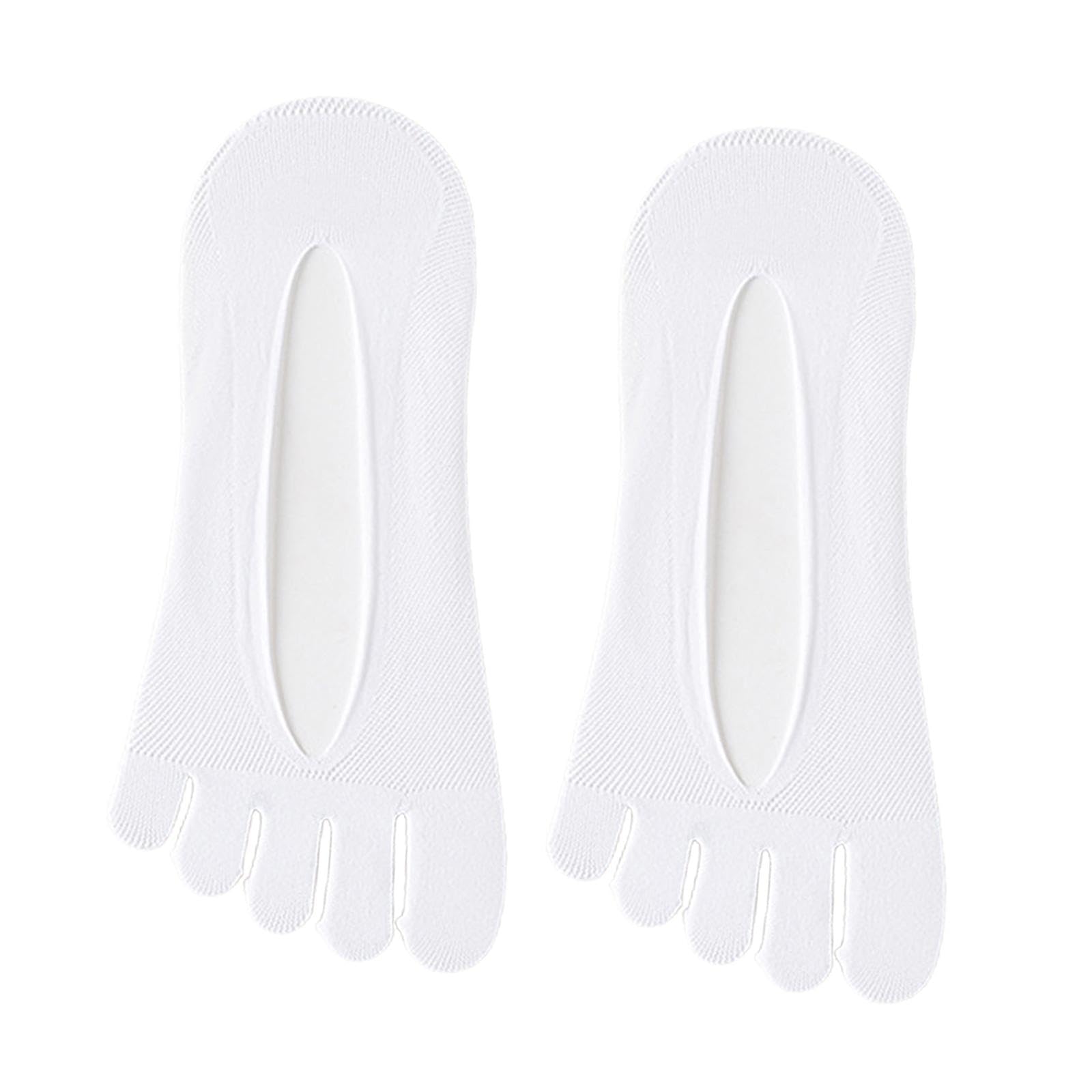 HEAVENGLOW Five Toe Socks Lightweight Soft Sports Short Socks for Sports Outdoor Ladies White|Clothing Shoes & Accessories|Womens Clothing|Hosiery & Socks |Package Includes:1 Pair Five Toe Socks-image-3