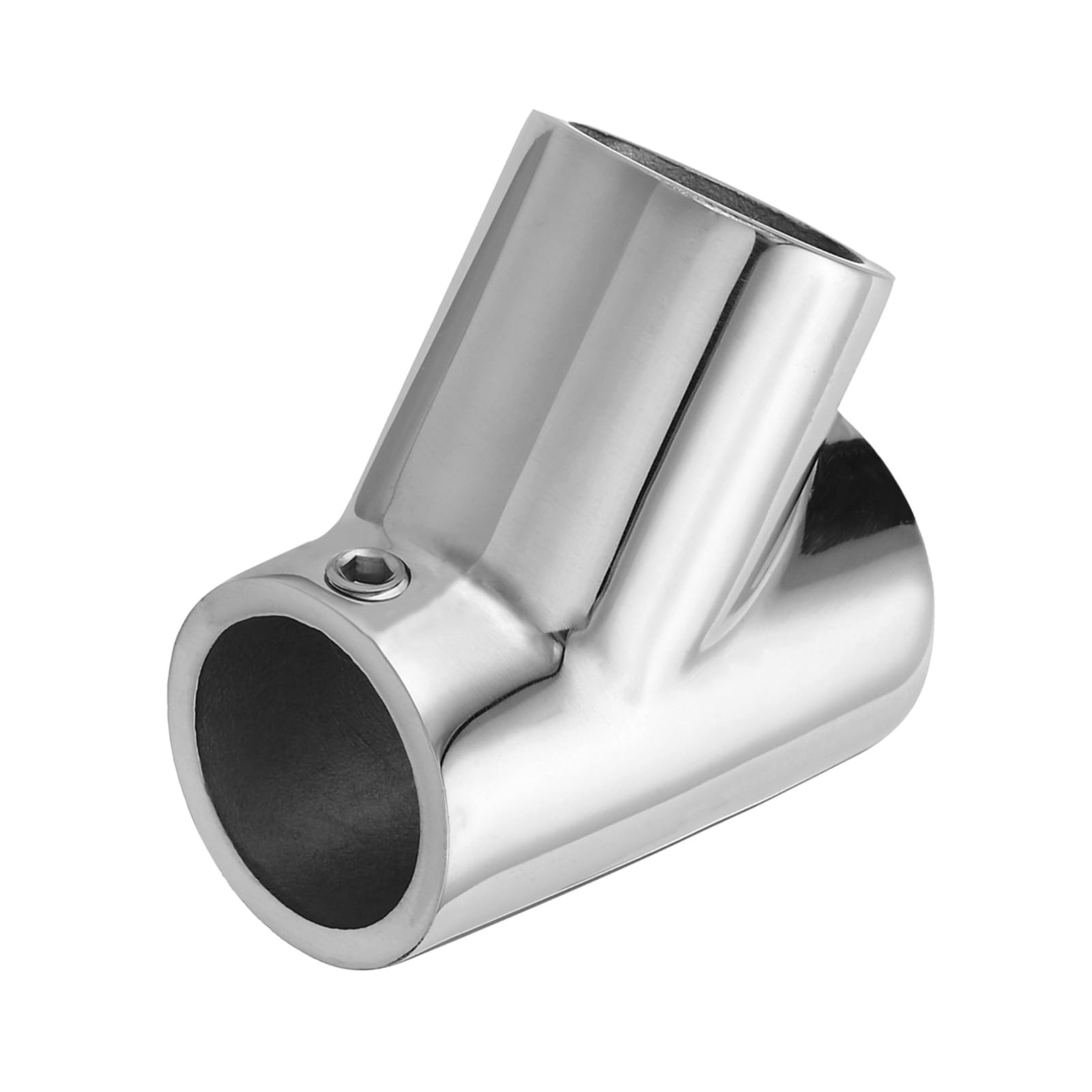 Raccord de main courante de bateau en T 60° en acier inoxydable 316 pour tube 22mm uxcell