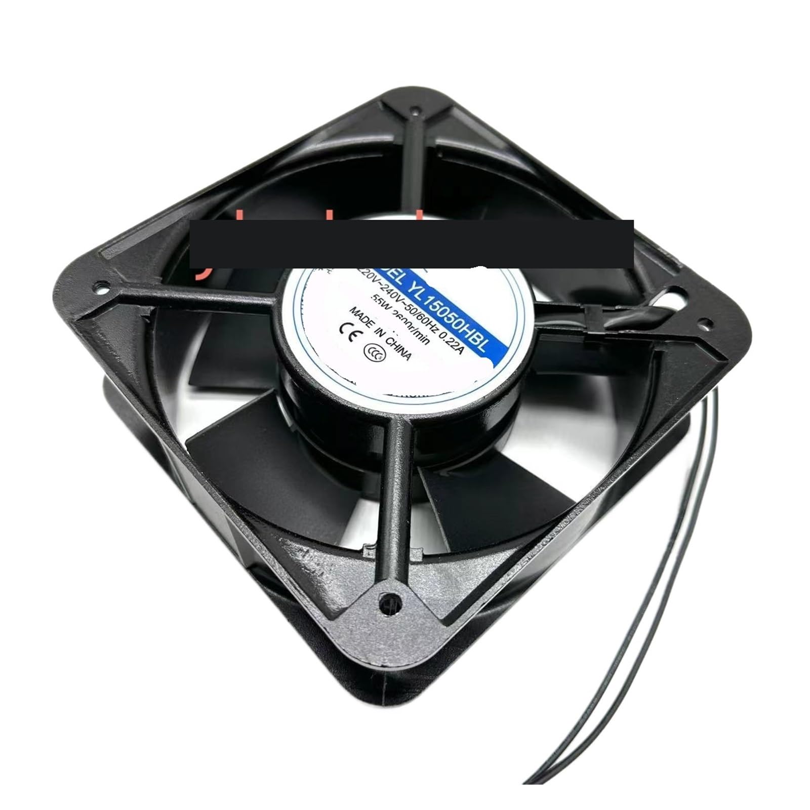 UITGVDQAT YL15050HBL Server Cooling Fan AC 220V 0.22A 150x150x50mm 2-Wire