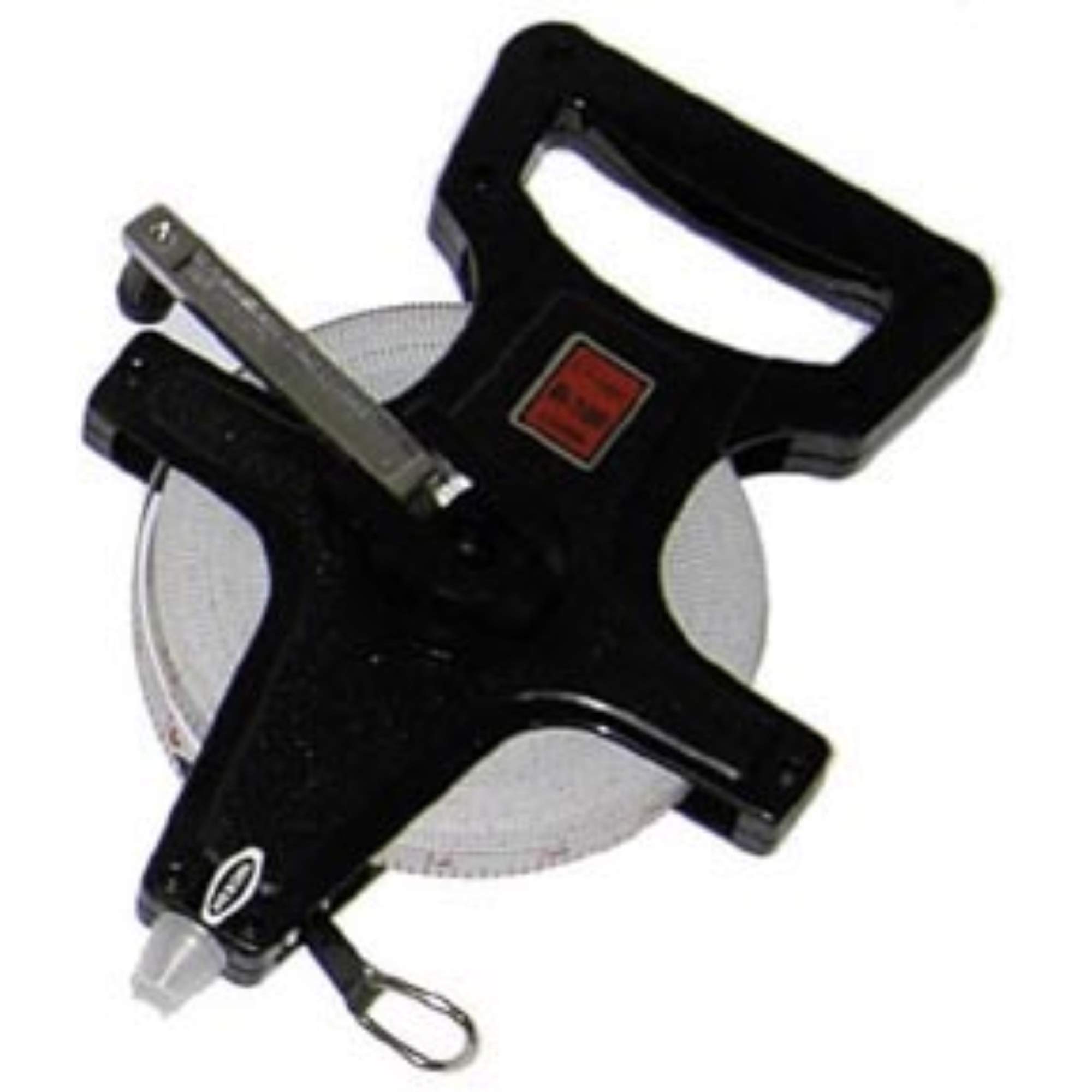 Champion Sports Open Reel Measure Tape with Metal Spike, Hand Crank