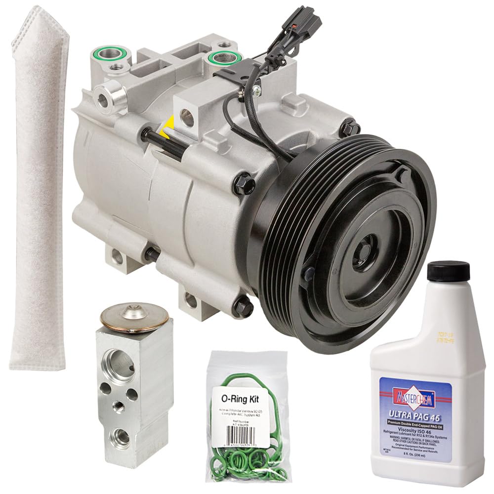 Amazon.com: AC Compressor & A/C Kit For Hyundai Santa Fe 2.7L V6 2001 ...