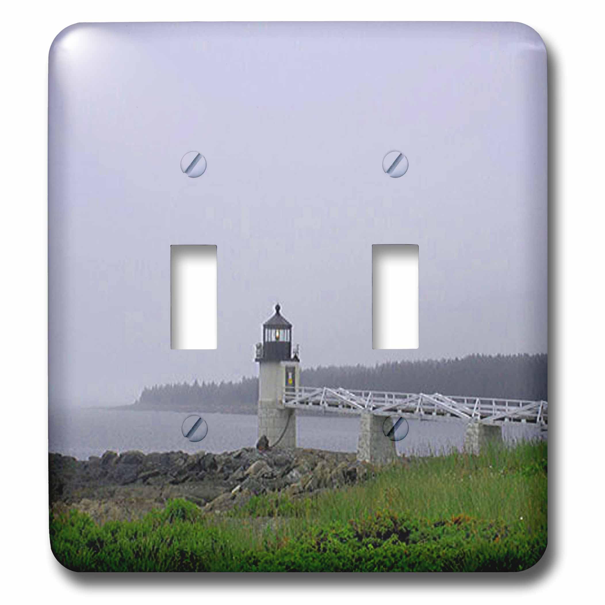 Lighthouse Interrupteur à baïonnette plaque murale décorative motif phare marin