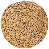 Creative Tops  4er Set runde geflochtene Tischsets aus Wasserhyazinthe, 30cm (11¾)