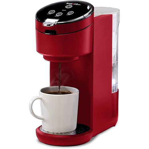 Instant Solo Single Serve Coffee Maker, From the Makers of Instant Pot, K-Cup Pod Compatible Coffee Brewer, Includes Reusable Coffee Pod & Bold Setting, Brew 8 to 12oz., 40oz. Water Reservoir, Black