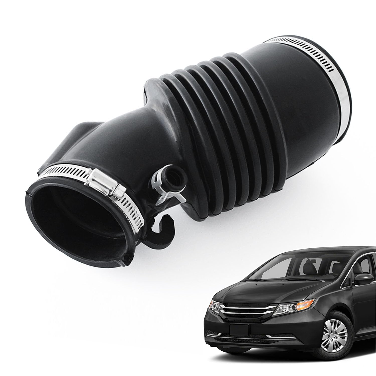 AUCERAMIC 17228-RGL-A11 Air Intake Hose Tube Fit For 2007-2010 Honda Odyssey DX EX LX 3.5L V6 Replace 696158 17228RGLA11 Air Intake Filter Duct Boot
