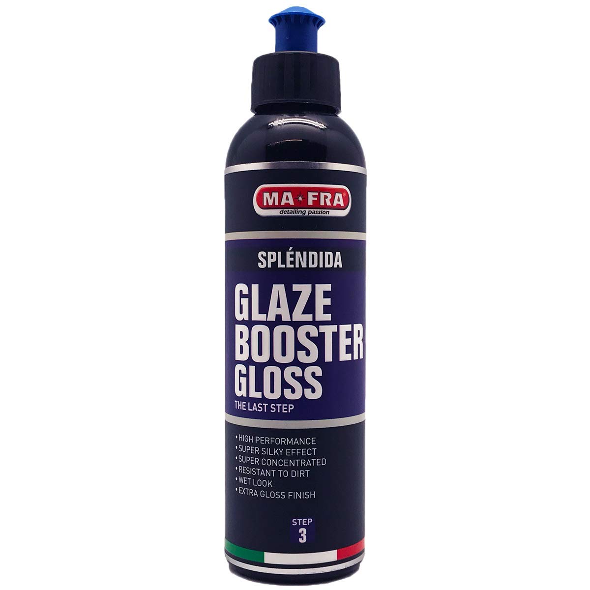 Splendida Glaze Booster Gloss (500ml, The Last Step) Silicone-Free Wax Sealant, Rapid UV Paint Protection Long-Lasting Gloss & Shine Easy Application Water-Repellent