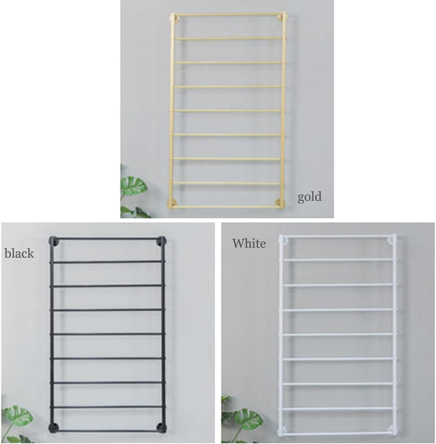 Espositore per sciarpe in metallo a parete nd - Sciarpa di seta e cravatte per negozi di abbigliamento Scaffali al dettaglio e espositori per indumenti