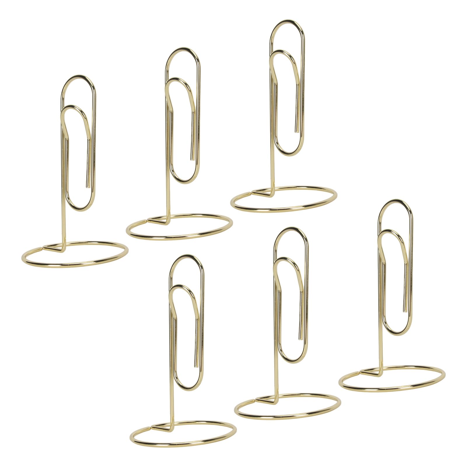 Portatarjetas de Metal con Clips Resistentes para Exhibición de