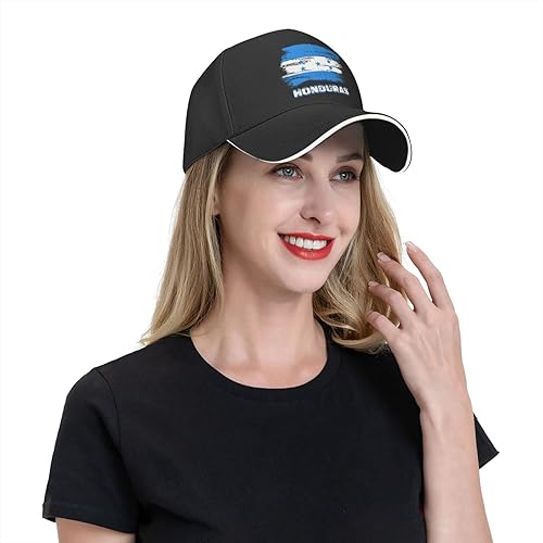 Miniatura 5 de Gorra de béisbol con bandera de Honduras, gorra de camionero para hombres y mujeres, gorra ajustable para papá