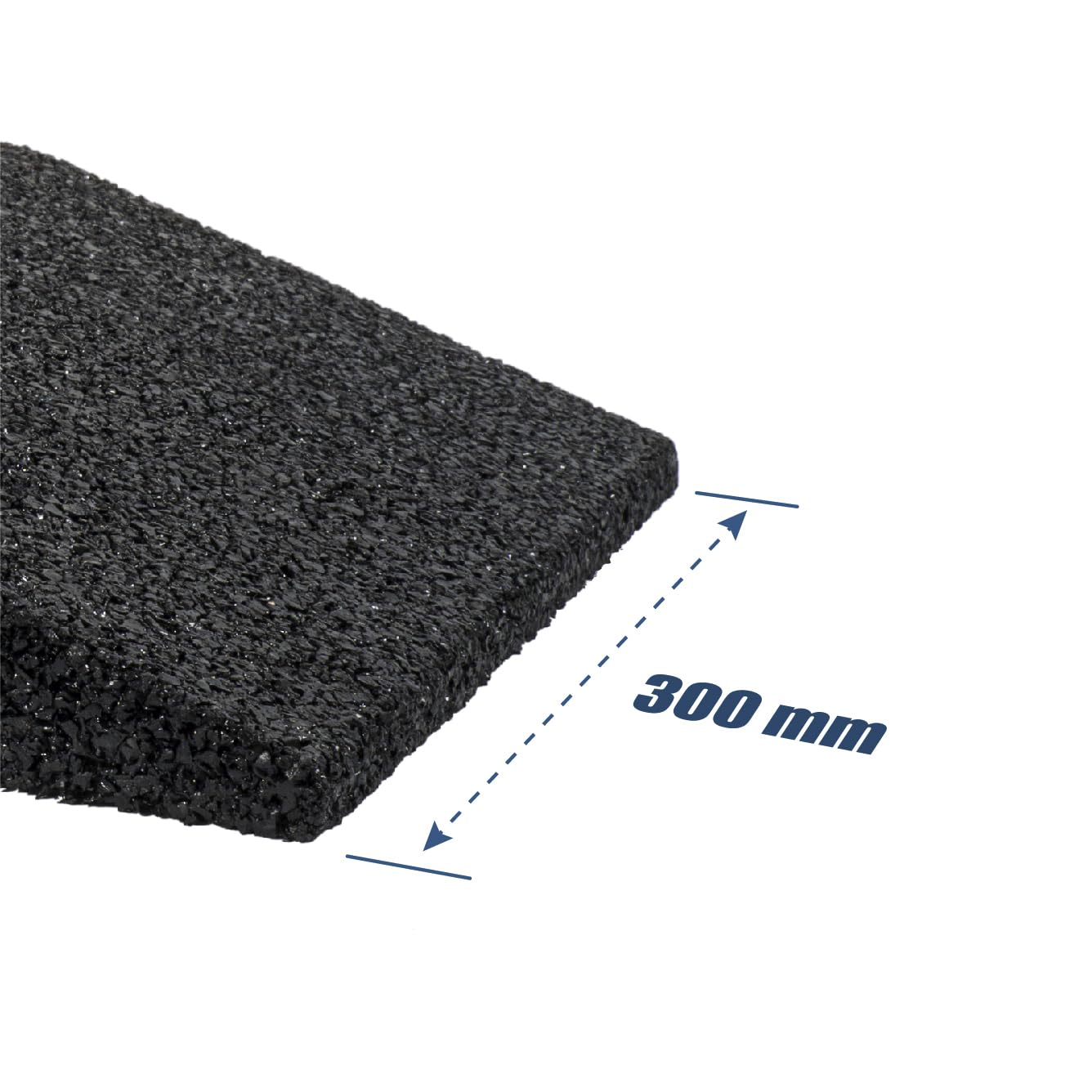 HASKYY 4X Reifenschuh-Set 600x300x64mm bis 285er Reifen Reifenschoner Reifenbett Reifenwiege aus Gummigranulat 300mm breit